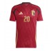 Maglie da calcio Belgio Lois Openda #20 Prima Maglia Europei 2024 Manica Corta